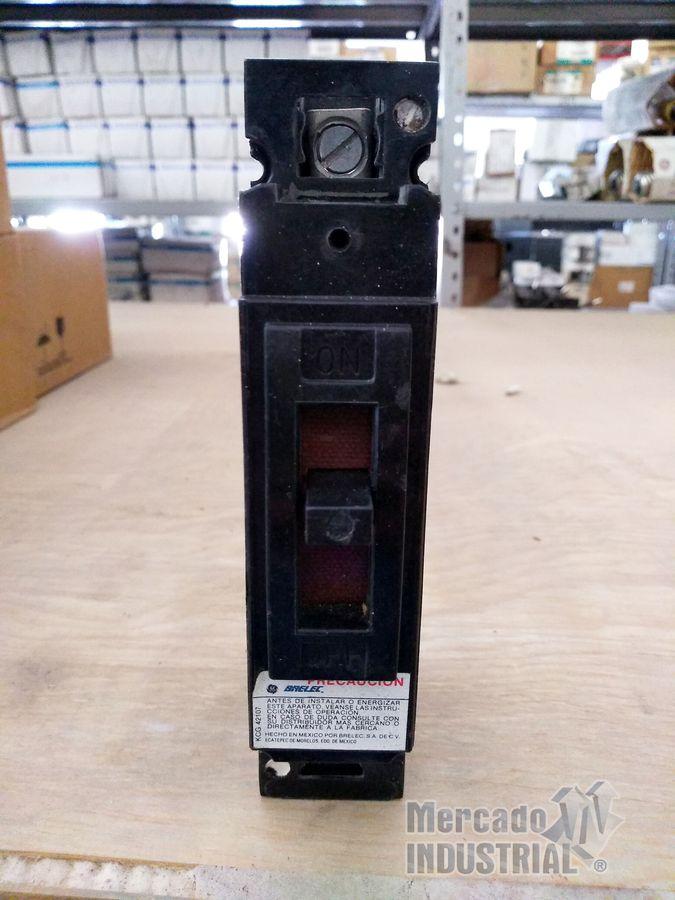 Interruptor 15 AMP 120 V 1 polo modelo TEB111015WL marca GE - imagen 1