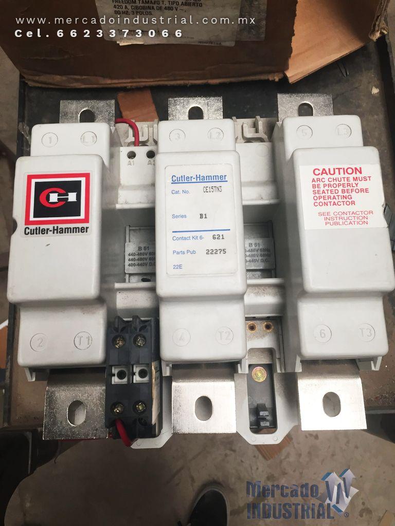 Contactor magnético 420 AMP modelo CE15TN3C80 marca Eaton - imagen 1