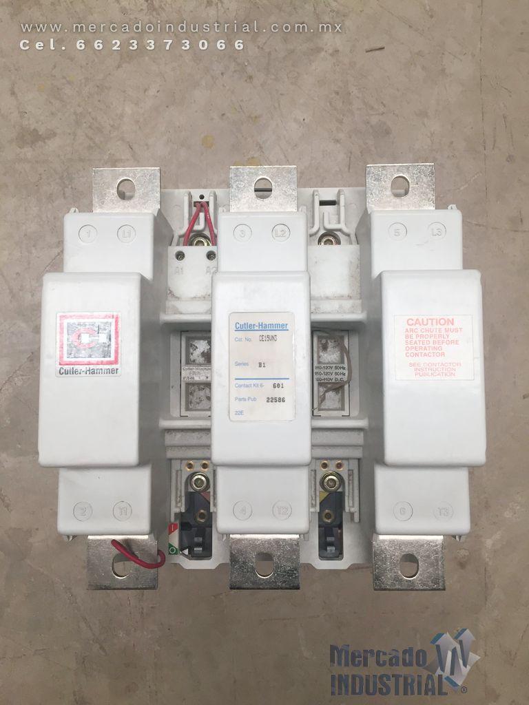 Contactor magnético 550 AMP modelo CE15VN3A80 marca Cutler Hammer - imagen 1