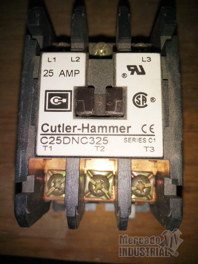 Contactor 25 AMP modelo C25DNC325 marca Cutler Hammer - imagen 1