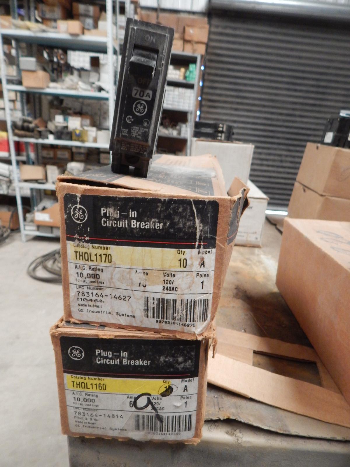 Interruptor 70 AMP 120/240V 1 polo modelo THQL1170 marca GE - imagen 1
