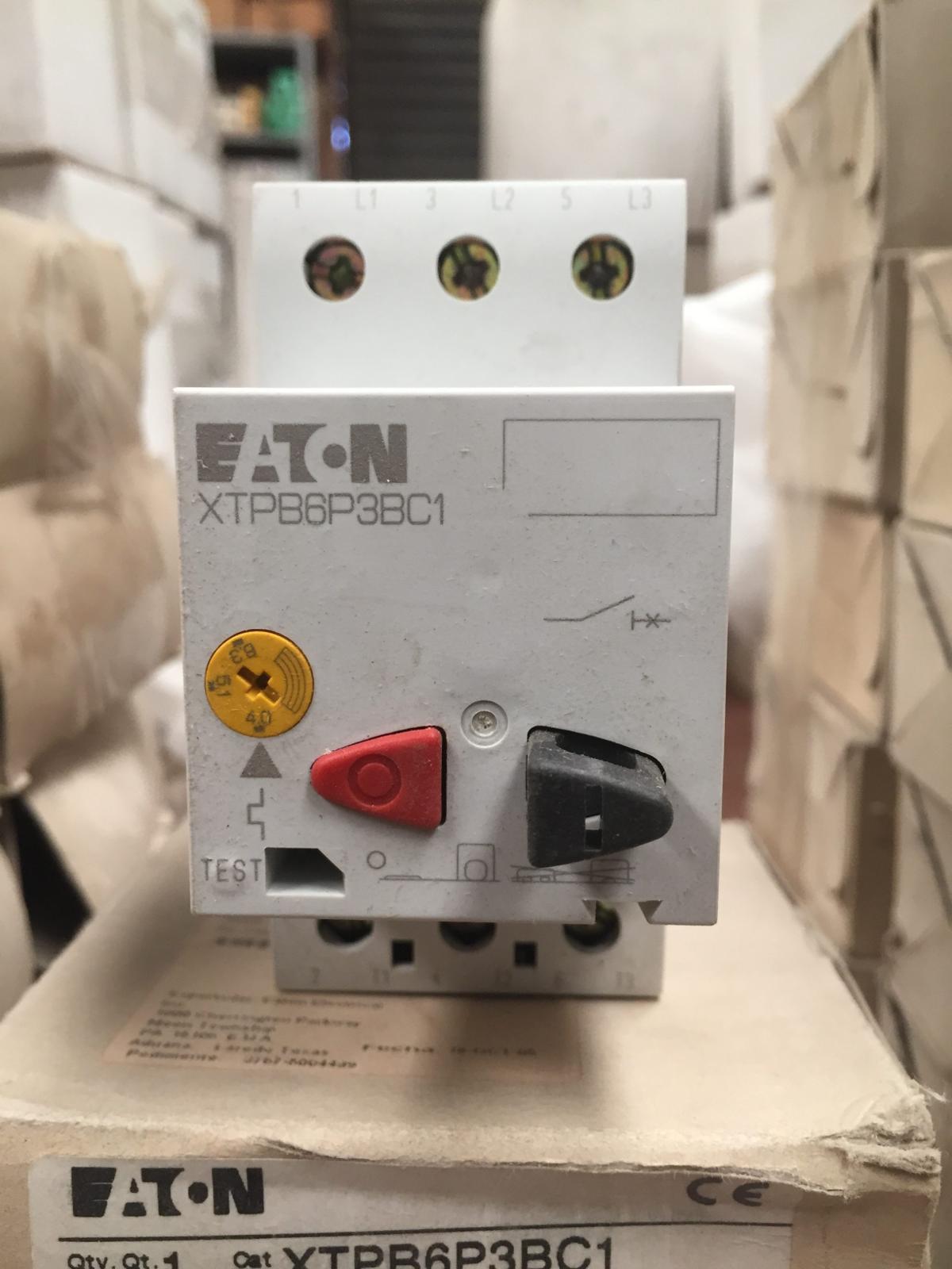Protector manual para motor XTPB6P3BC1 3 A marca Eaton - imagen 1