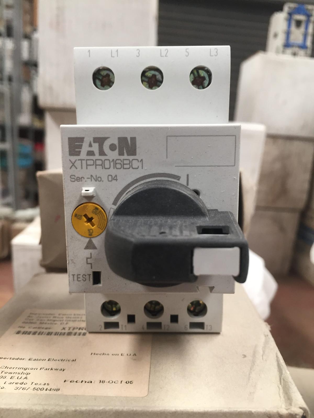 Protector manual para motor XTPR016BC1 10-16 A marca Eaton - imagen 1