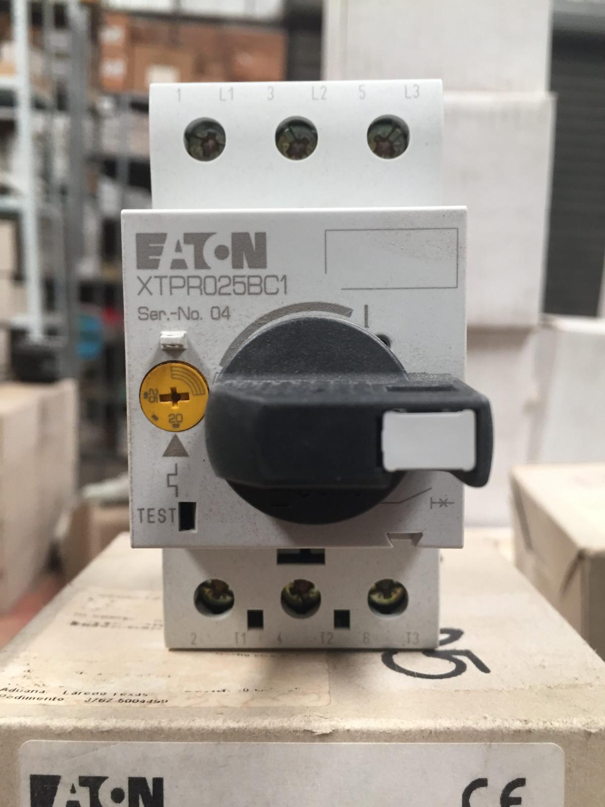 Protector manual para motor XTPR025BC1 20-25 A marca Eaton - imagen 1