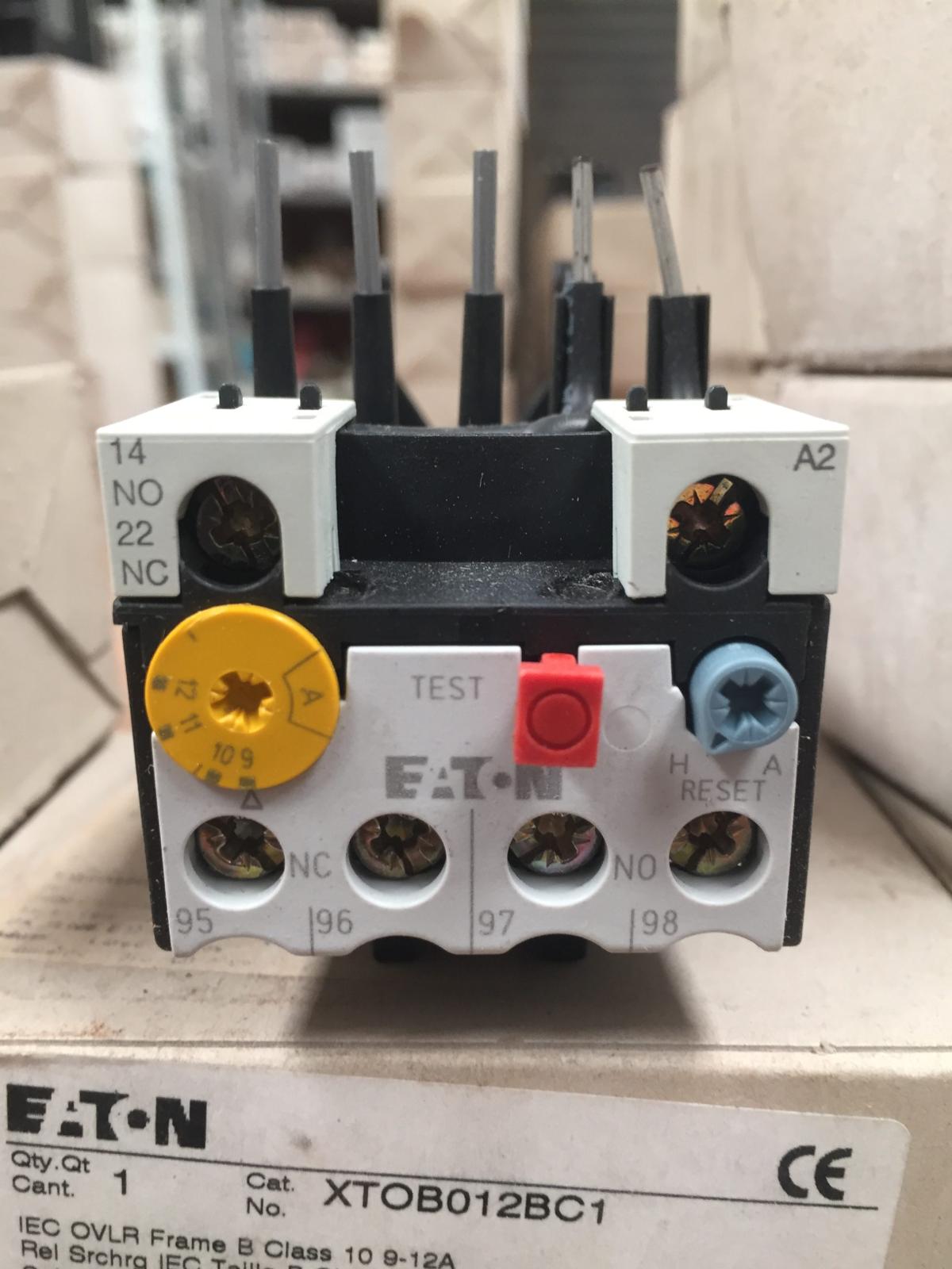 Relevador de Sobrecarga 9-12 AMP modelo XTOB012BC1 marca EATON - imagen 1