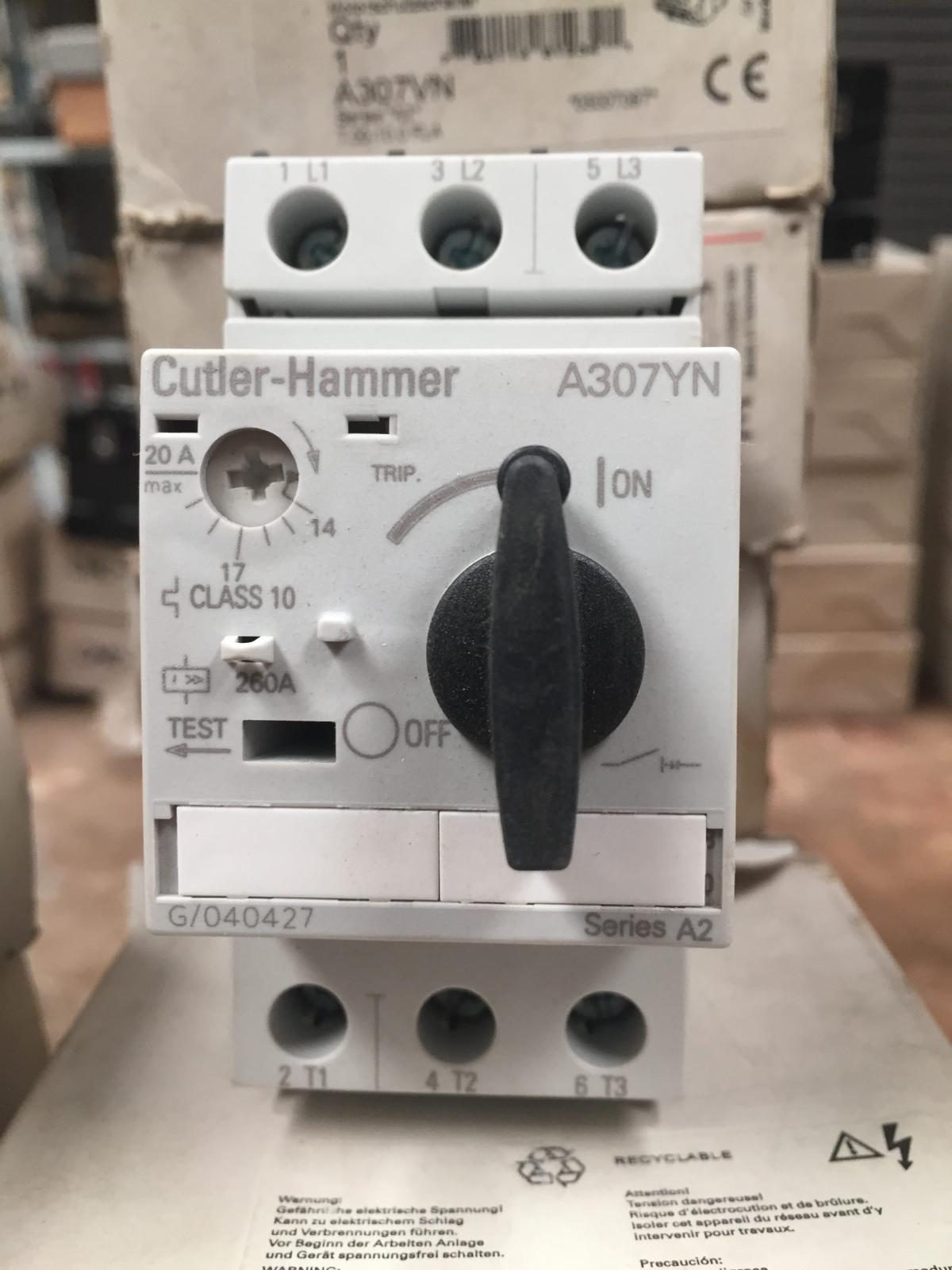 Protectores Manuales para motor Cat. A307YN marca Cuttler-Hammer - imagen 1