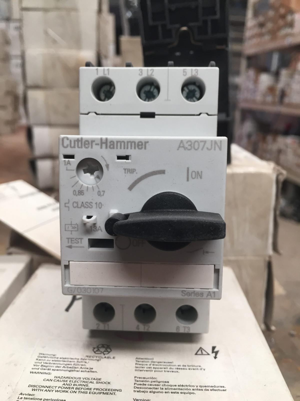 Protector manual para motor A307JN 1 A marca Cuttler-Hammer - imagen 1