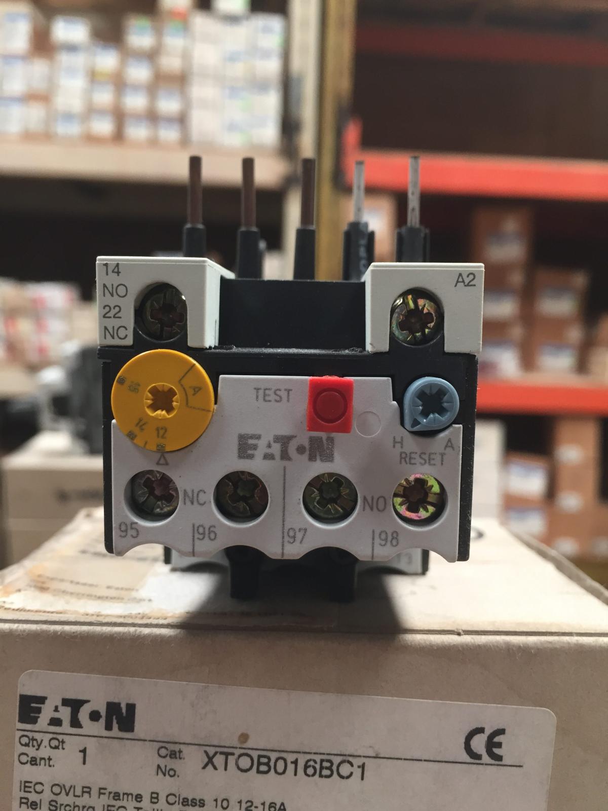 Relevadores de sobrecarga 12-16 AMP modelo XTOB016BC1 marca EATON - imagen 1