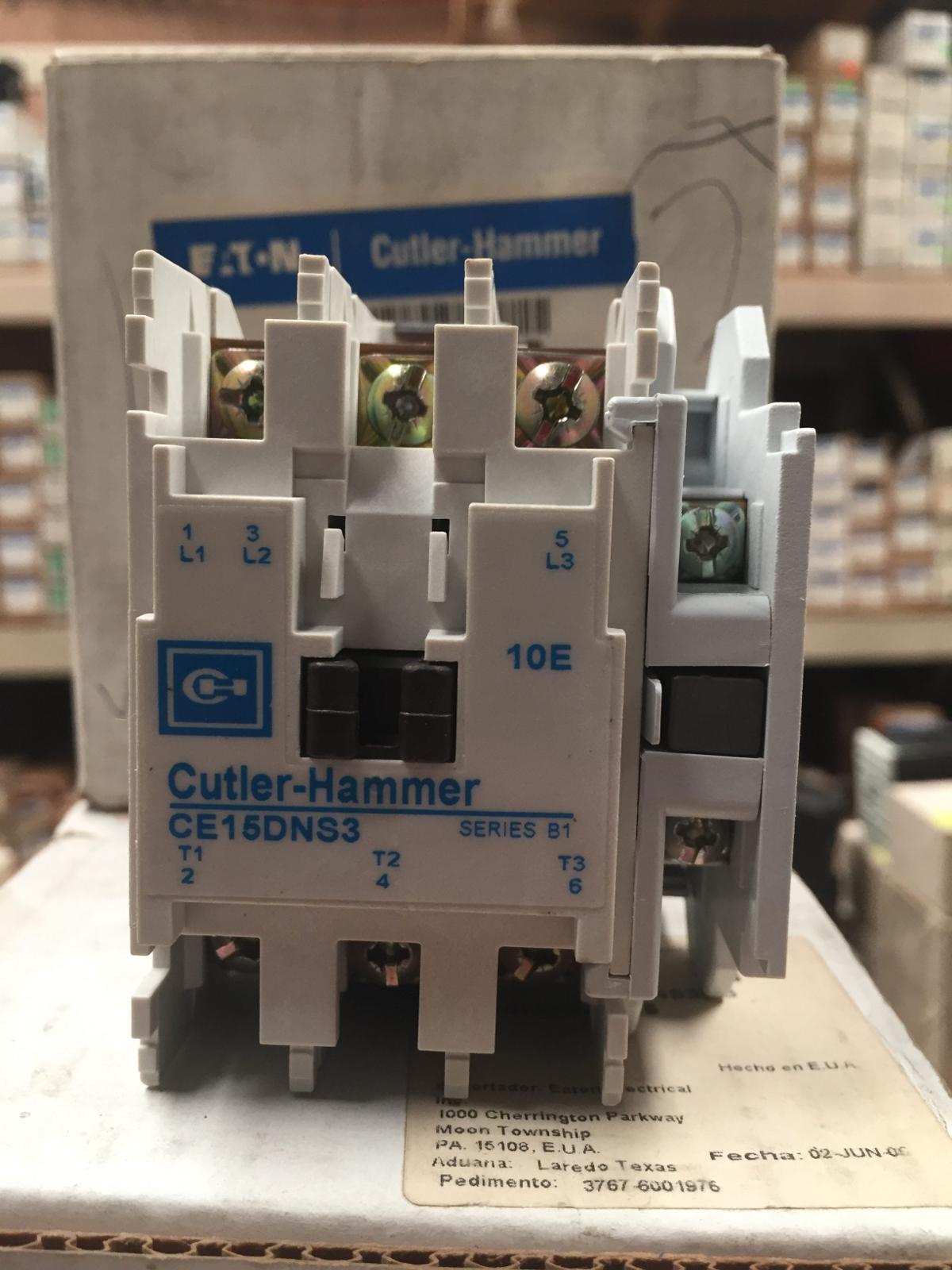 Contactor Magnético 18 AMP modelo CE15DN53BB marca Cutler Hammer - imagen 1