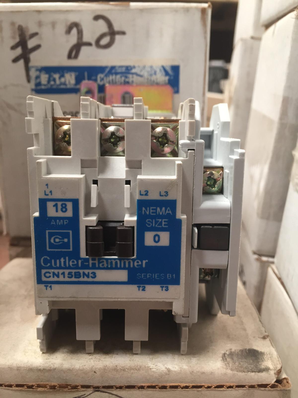Contactores Magnéticos 18 AMP modelo CN15BN3AB marca Cutler Hammer - imagen 1