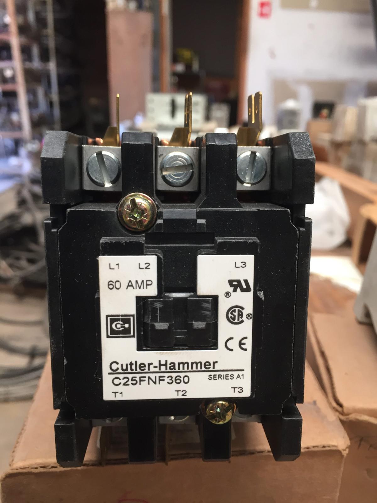 Contactor de propósito definido de 60 a 75 AMP EATON C25FNF360B - imagen 1