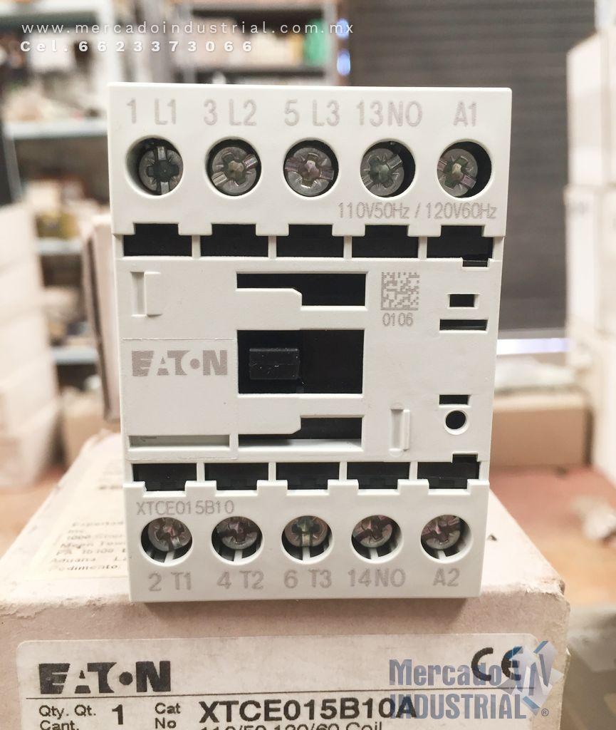 Contactor 3 Polos 15 AMP XTCE015B10A marca Eaton - imagen 1