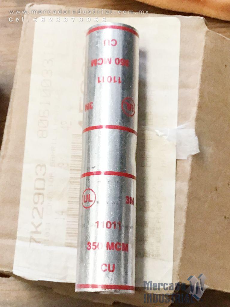 Conector de compresión de cobre de alto y bajo voltaje calibre 350 MCM marca SCOTCHLOK - imagen 1