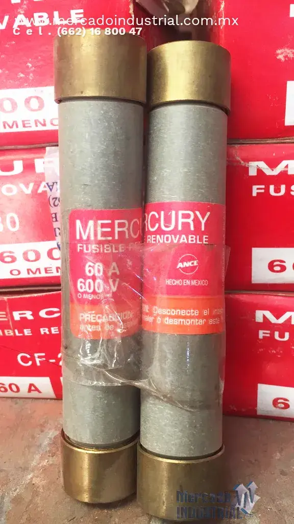 Fusible 60 AMP 600V modelo CF-280 marca Mercury - imagen 1
