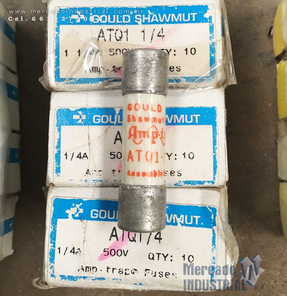 Fusible 500V modelo ATQ1/4 marca Gould Shawmut - imagen 1