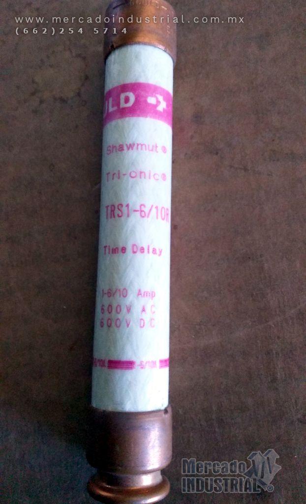Fusible 10 AMP 600V modelo TRS1-6/10R marca Gould Shawmut - imagen 1