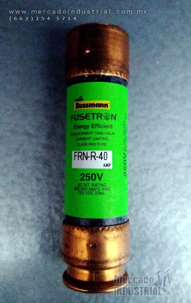 Fusible 40 AMP 250V modelo FRN-R-40 marca Bussmann - imagen 1