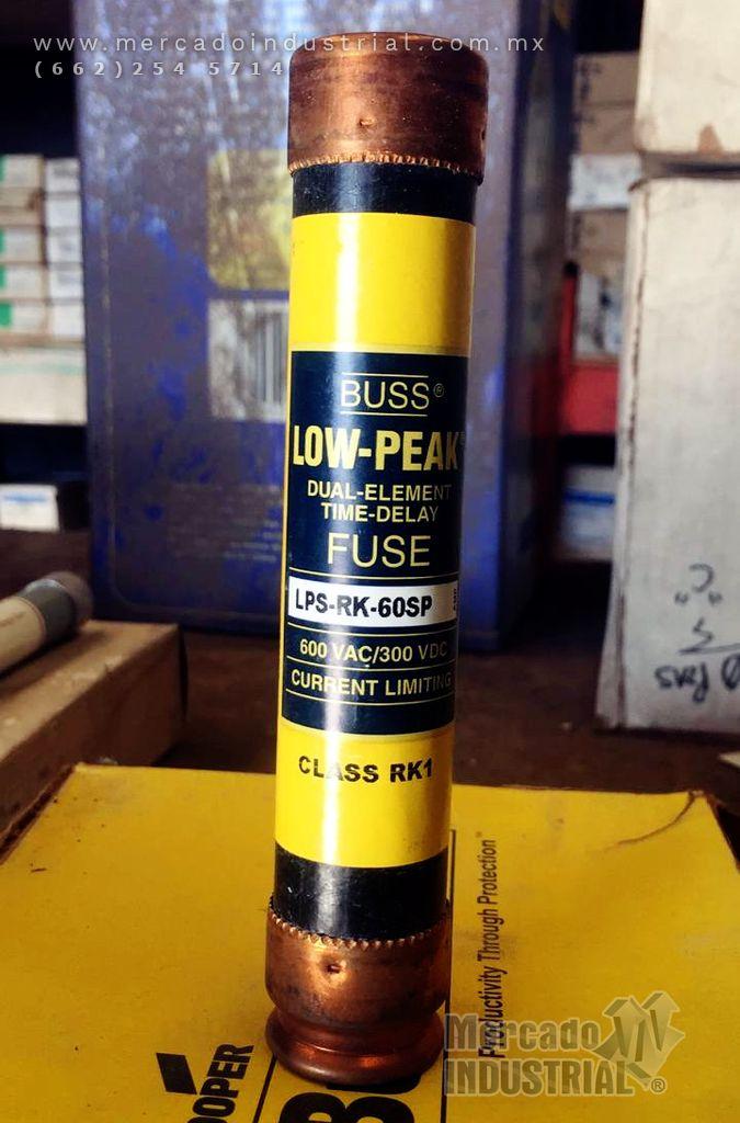 Fusible 60 AMP 600VAC modelo LPS-RK-60SP marca Bussmann - imagen 1