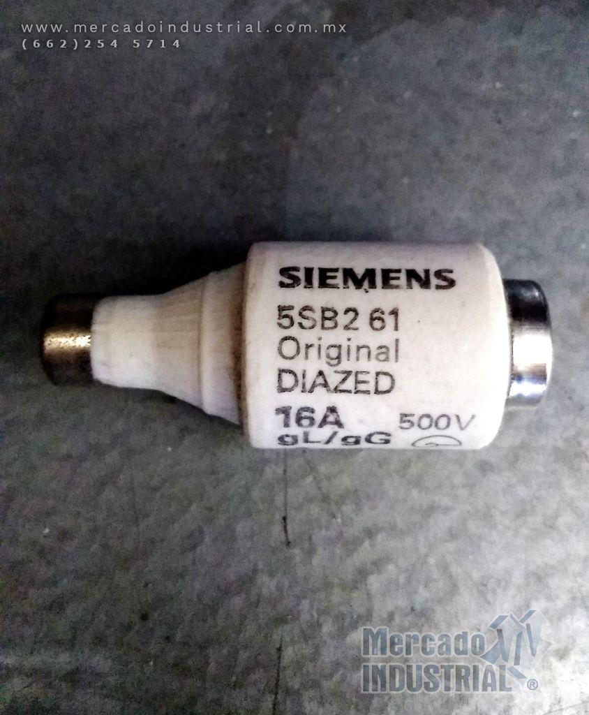 Fusible 16 AMP 500V modelo 5SB2 61 marca Siemens - imagen 1