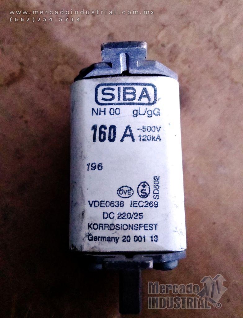 Fusible 160 AMP 500V modelo VDEO636 marca Siba - imagen 1