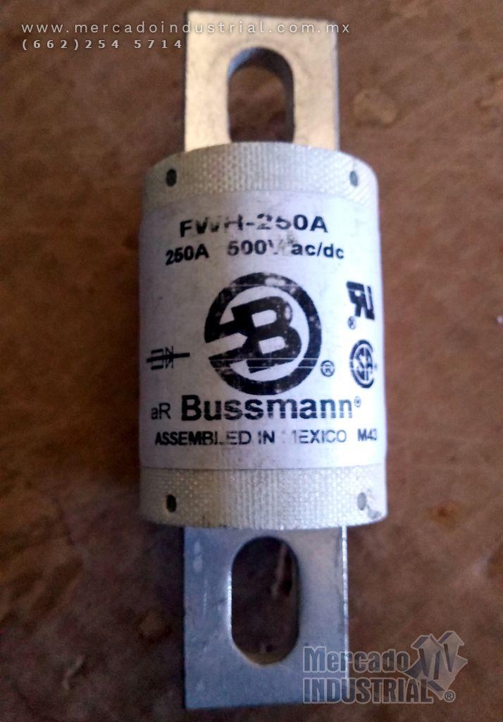 Fusible 250 AMP 500 VAC/DC modelo FWH-250A marca Bussmann - imagen 1