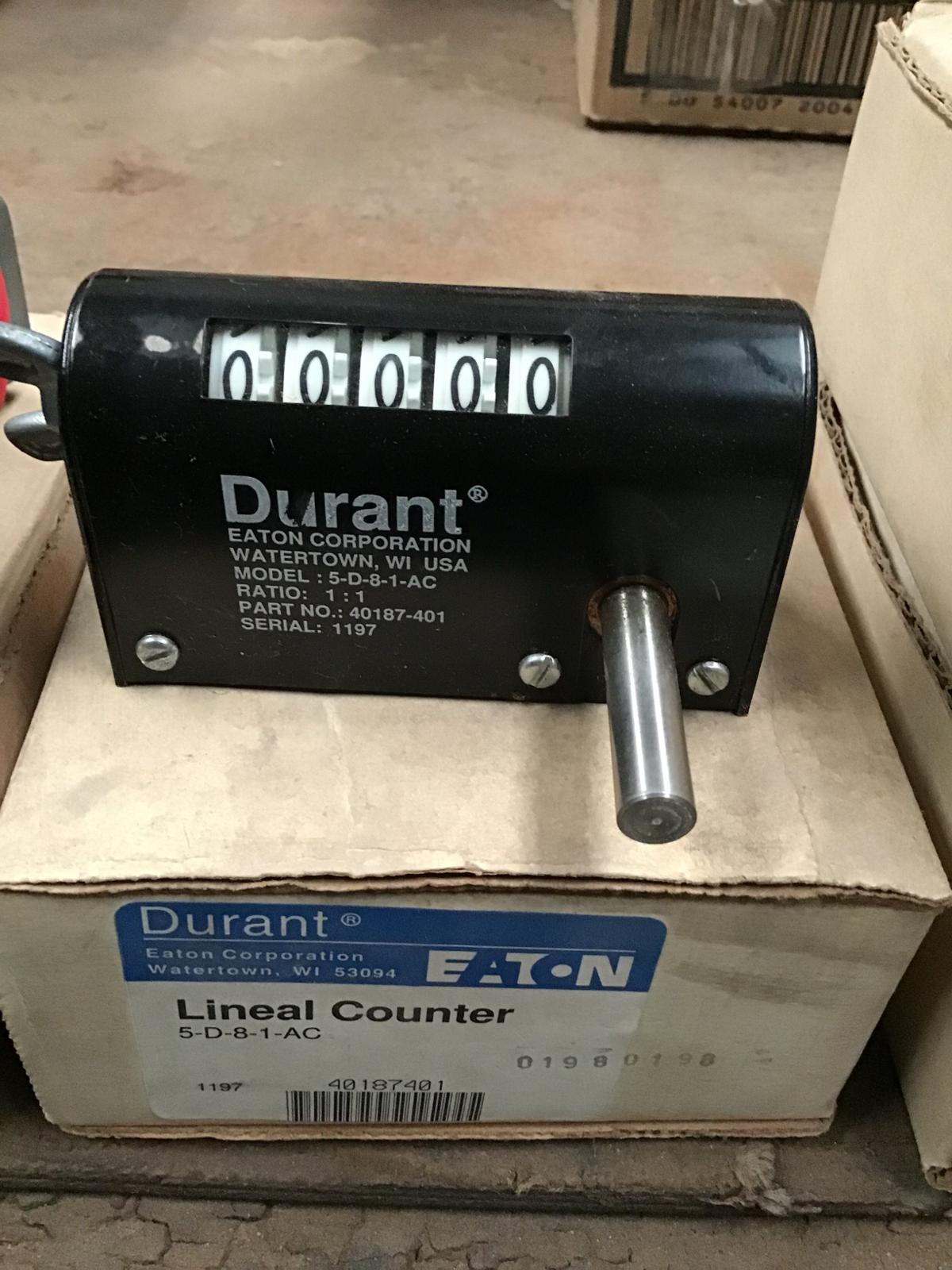 Contador modelo 5-D-8-1-AC marca Eaton Durant - imagen 1