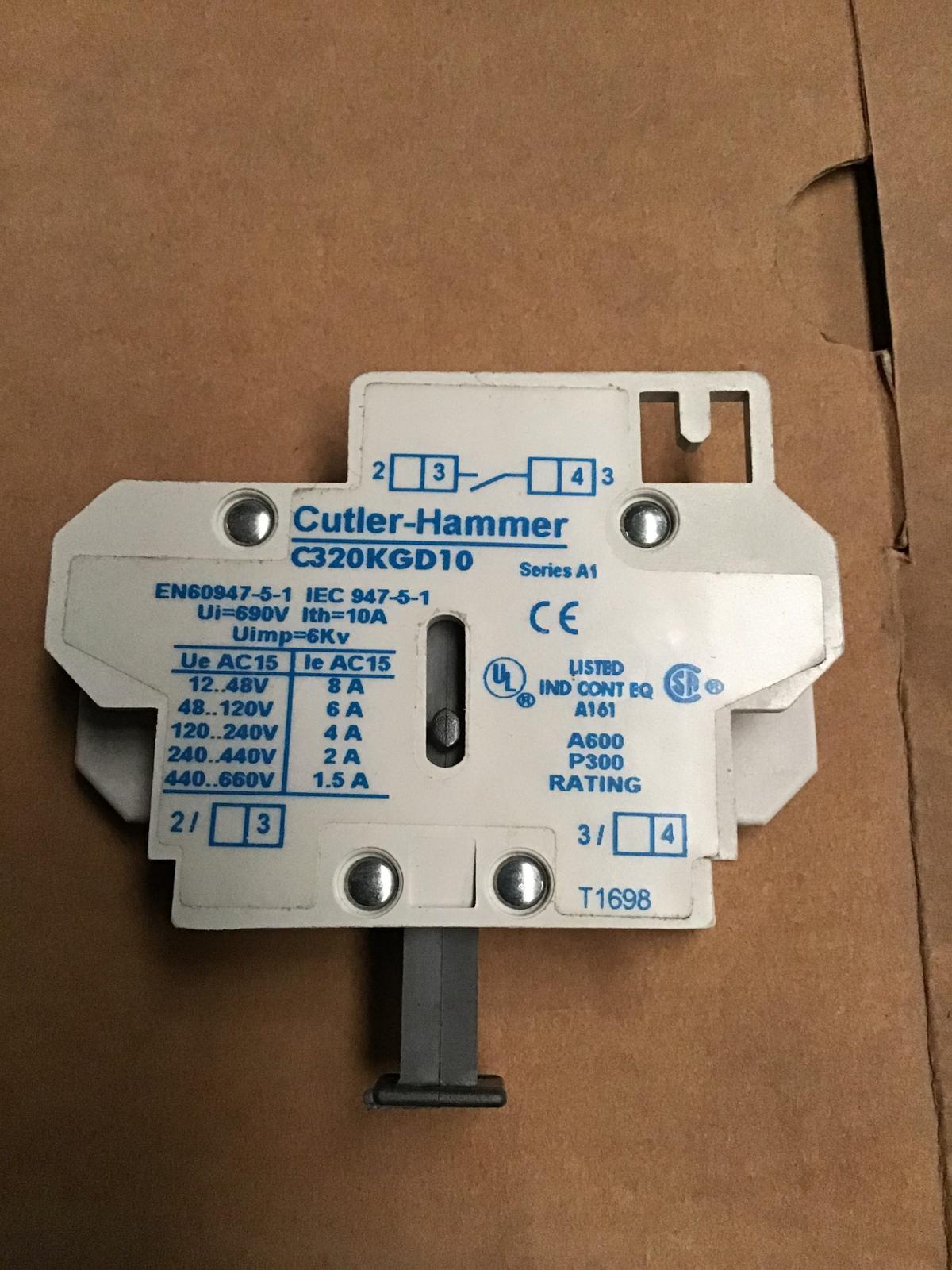 Auxiliar marca Cutler Hammer modelo C320KGD10 - imagen 1