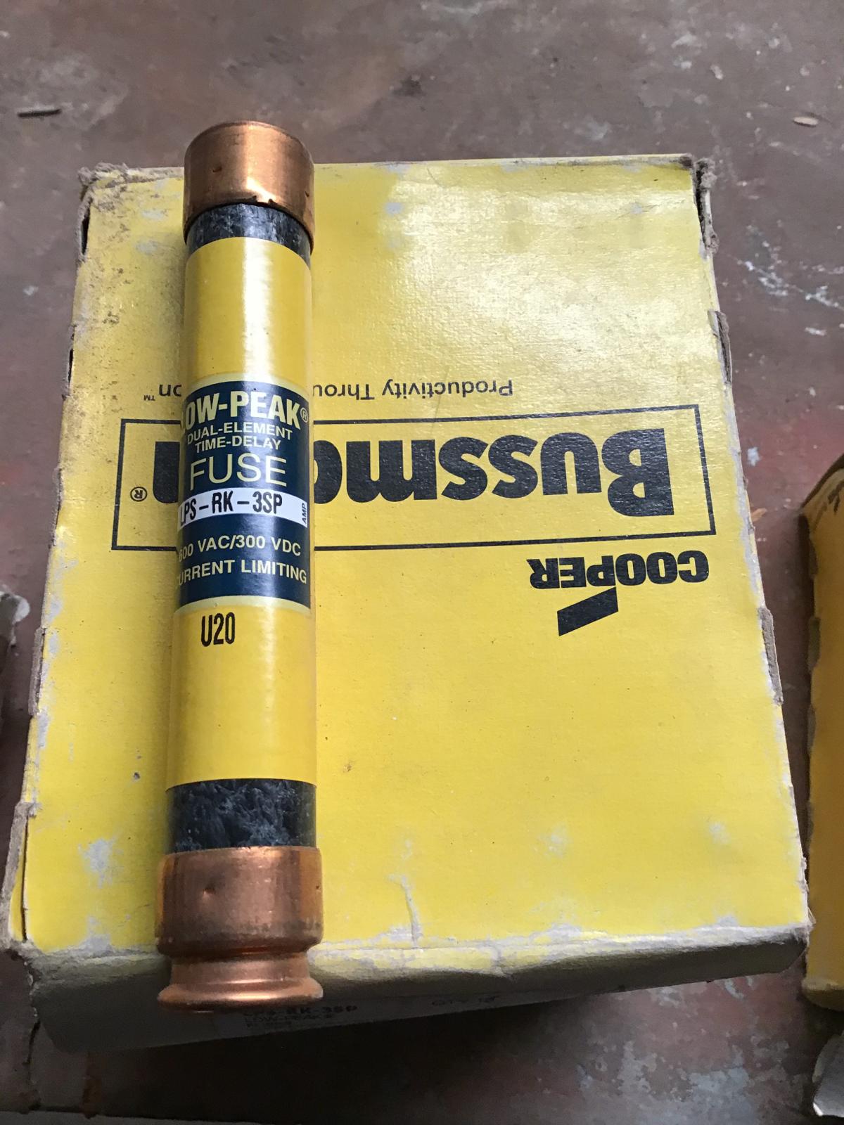 Fusible de retardo 600VAC modelo LPS-RK-3SP marca Bussmann - imagen 1