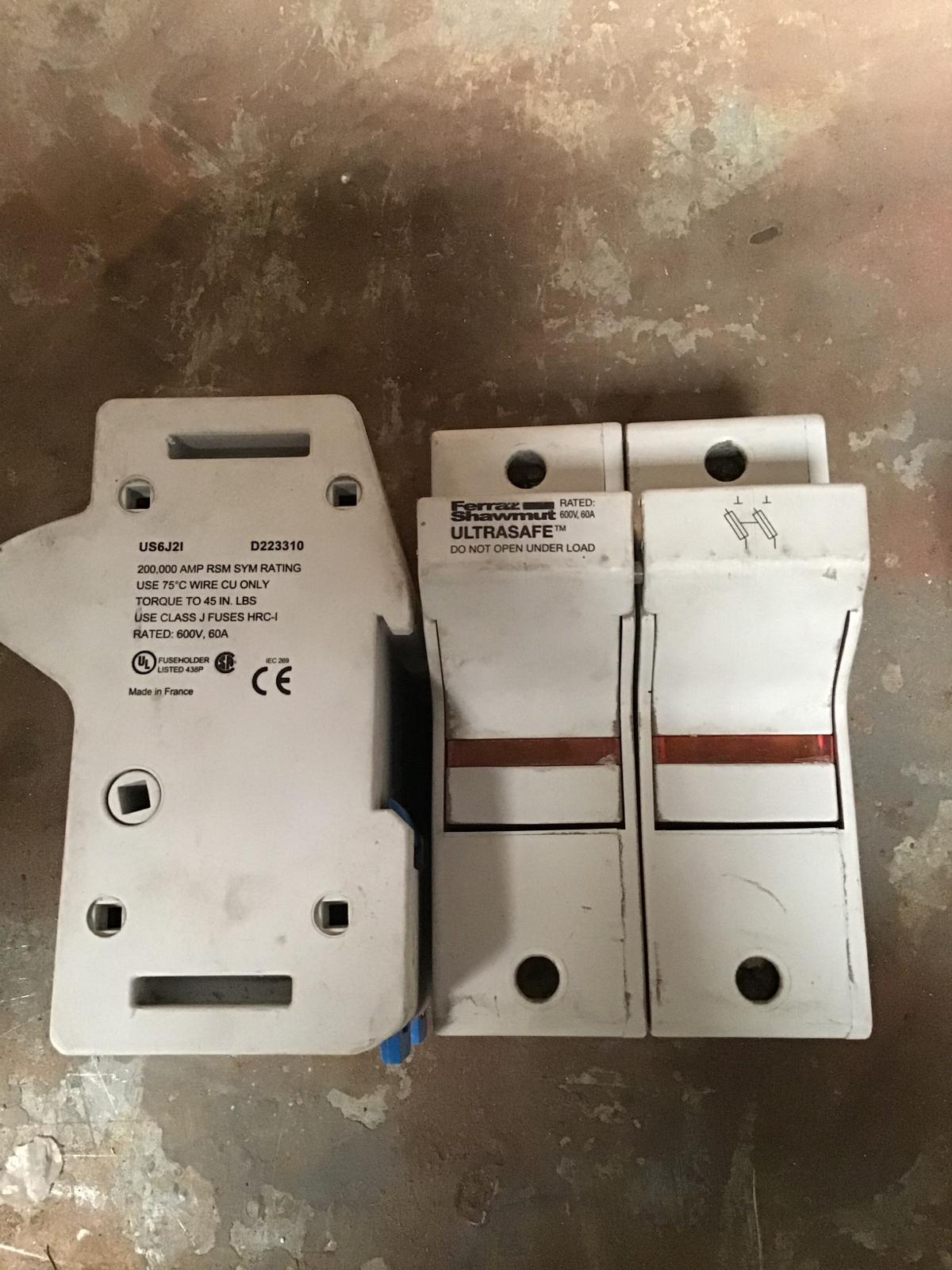 Porta fusible US6J2I marca Ferraz Shawmut - imagen 1
