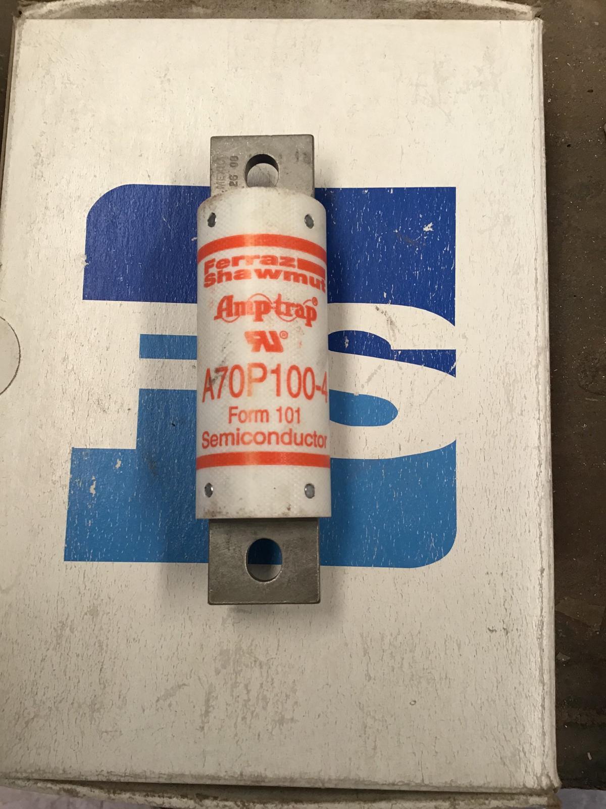 Fusible 100 AMP 700V modelo A70P100-4 marca Ferraz Shawmut - imagen 1