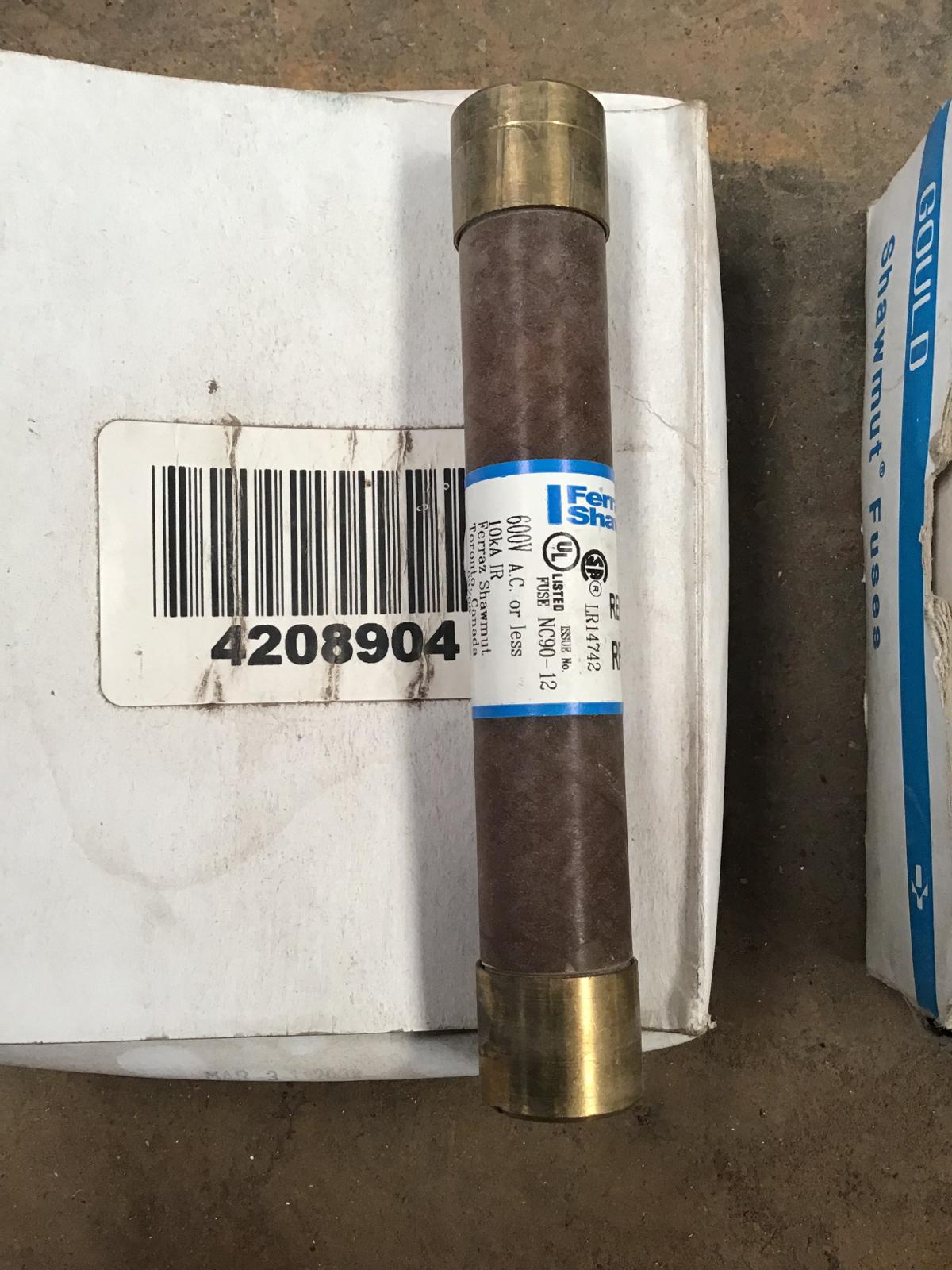 Fusible 10 KA 600V modelo RFS15 marca Ferraz Shawmut - imagen 1