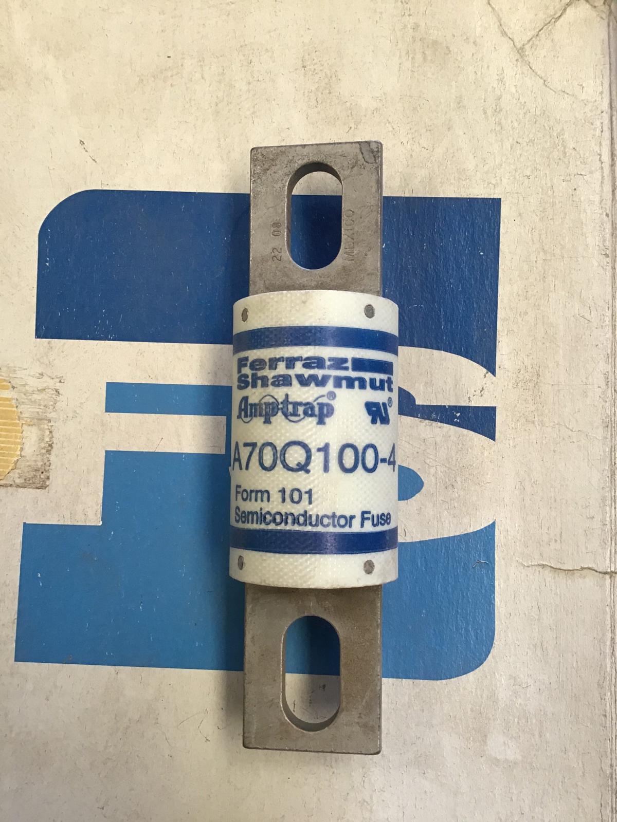 Fusible 100 AMP 700V modelo A70Q100-4 marca Ferraz Shawmut - imagen 1
