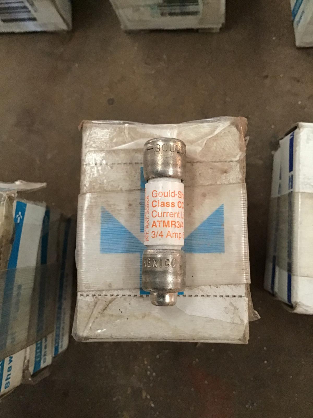 Fusible 3/4 AMP 600V modelo ATMR3/4 marca Gould Shawmut - imagen 1