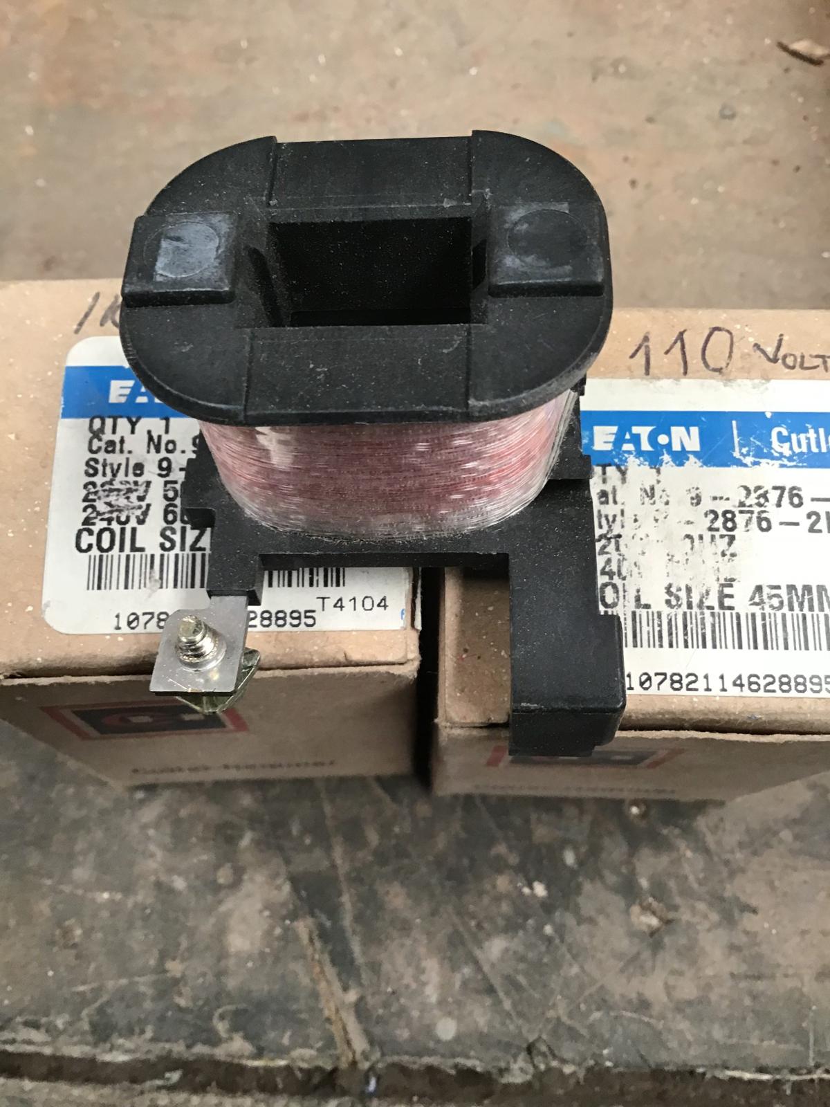 Bobina 110V modelo 9-2876-1 marca Cutler Hammer - imagen 1
