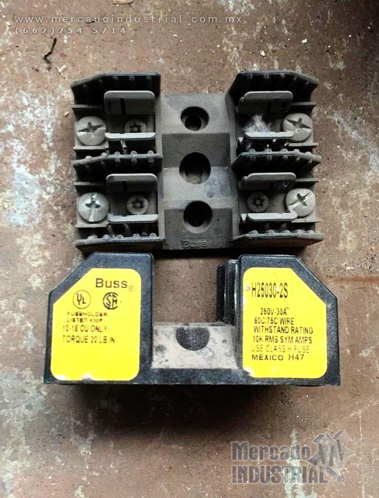 Portafusible H25030-2S marca Bussman - imagen 1