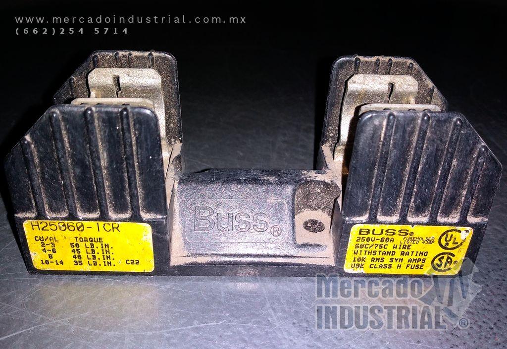 Portafusible H25060-1CR marca Bussman - imagen 1