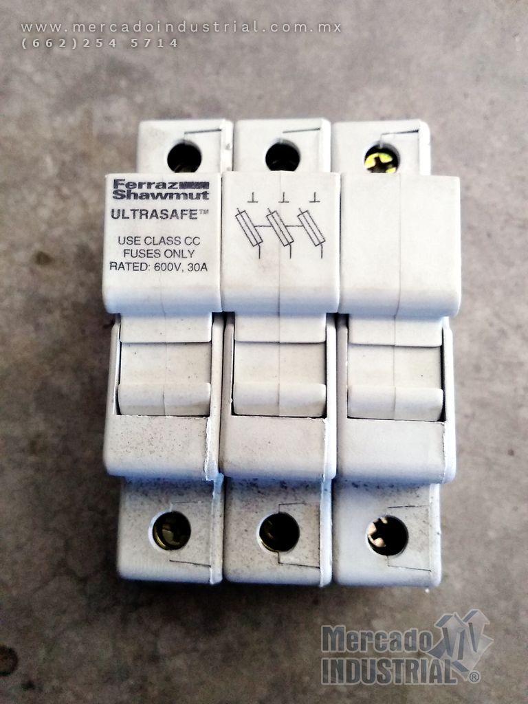 Porta fusible 30 AMP marca Ferraz Shawmut - imagen 1