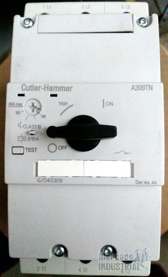 Protector manual para motor modelo A309TN marca Cutler-Hammer - imagen 1