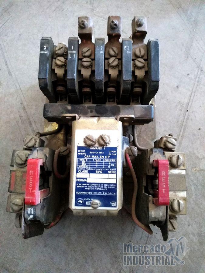 Arrancador 30 AMP 110 V clase 8536 marca Square D - imagen 1