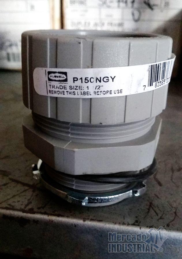Adaptador 1 1/2" modelo P150NGY marca Hubbell - imagen 1
