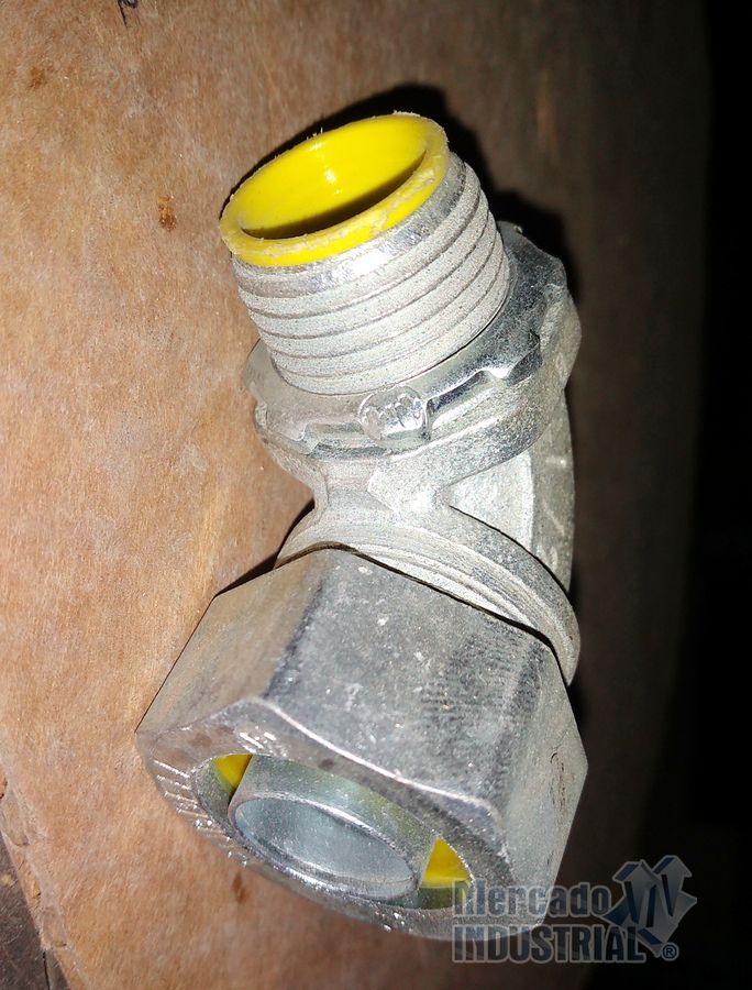 Codo adaptador para manguera flexible 1/2" modelo H05091 marca Hubbell - imagen 1