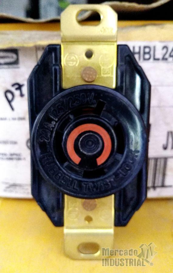 Contactos 20 AMP 125/250VAC modelo HBL2410 marca Hubell - imagen 1