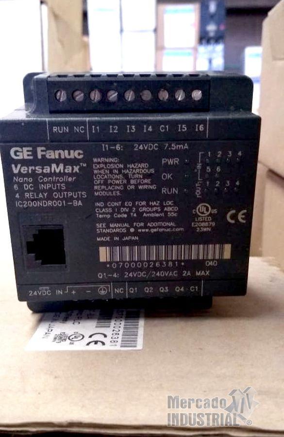 Nano control VERSAMAX 240 VAC modelo IC200NDR001-BA marca GE FANUC - imagen 1