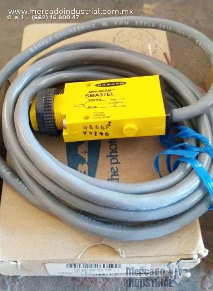 Sensor fotoeléctrico modelo SMA31EL marca BANNER - imagen 1