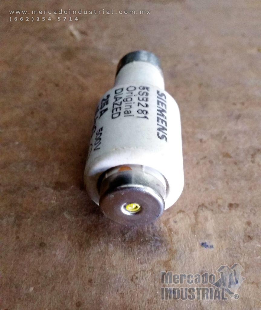Fusible 25 AMP 500V modelo 5SB281 marca Siemens - imagen 1