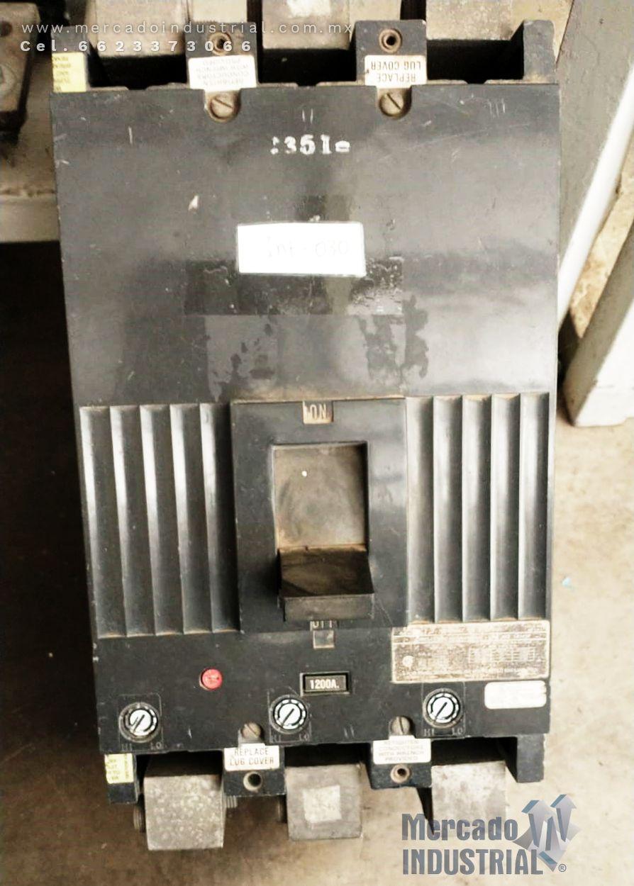 Interruptor 1200 AMP 600 VAC 3 polos marca General Electric - imagen 1