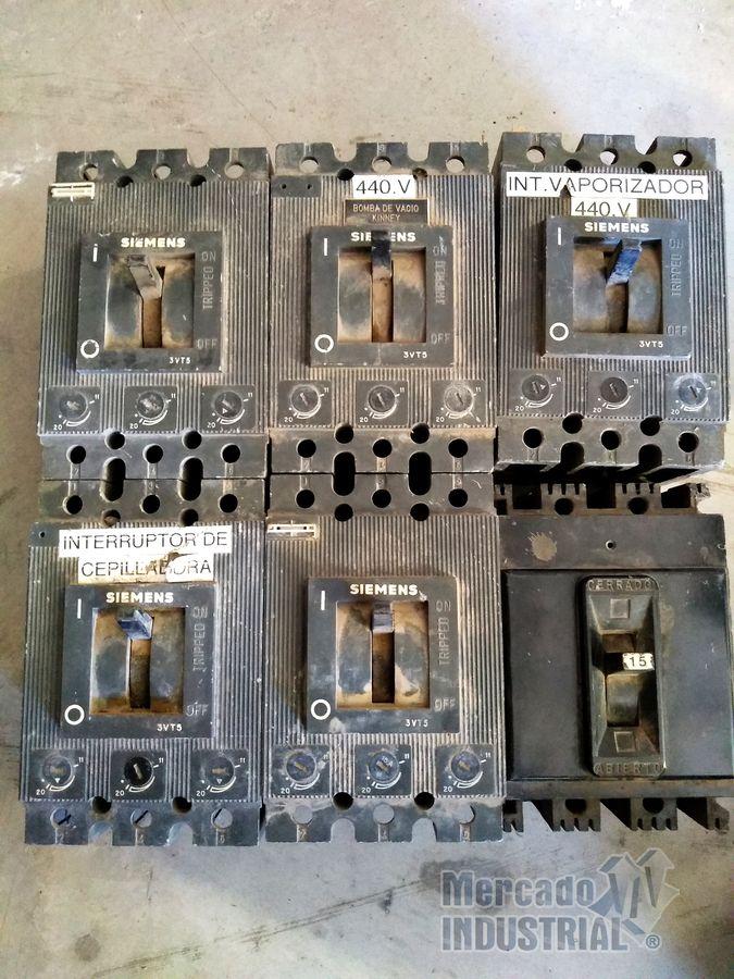 Interruptor térmico 15 AMP 220/440V 3 polos marca Siemens - imagen 1