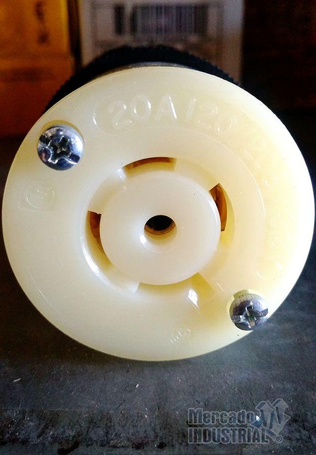Toma corriente hembra 20 AMP 120/208 V modelo HBL2513 marca Hubbell - imagen 1