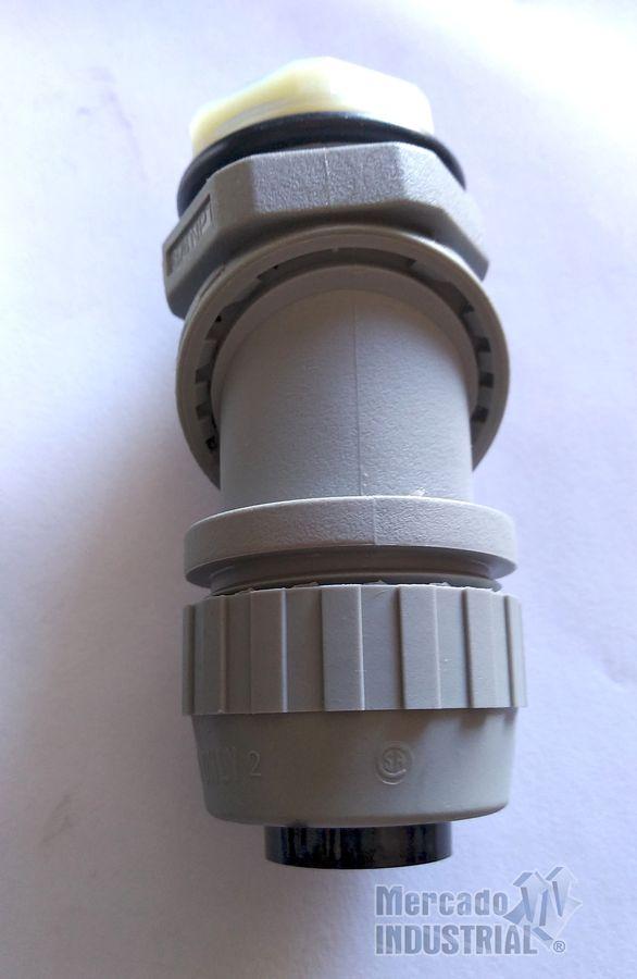 Conector de conducto 3/4" modelo PS0759NGY marca Hubbell - imagen 1