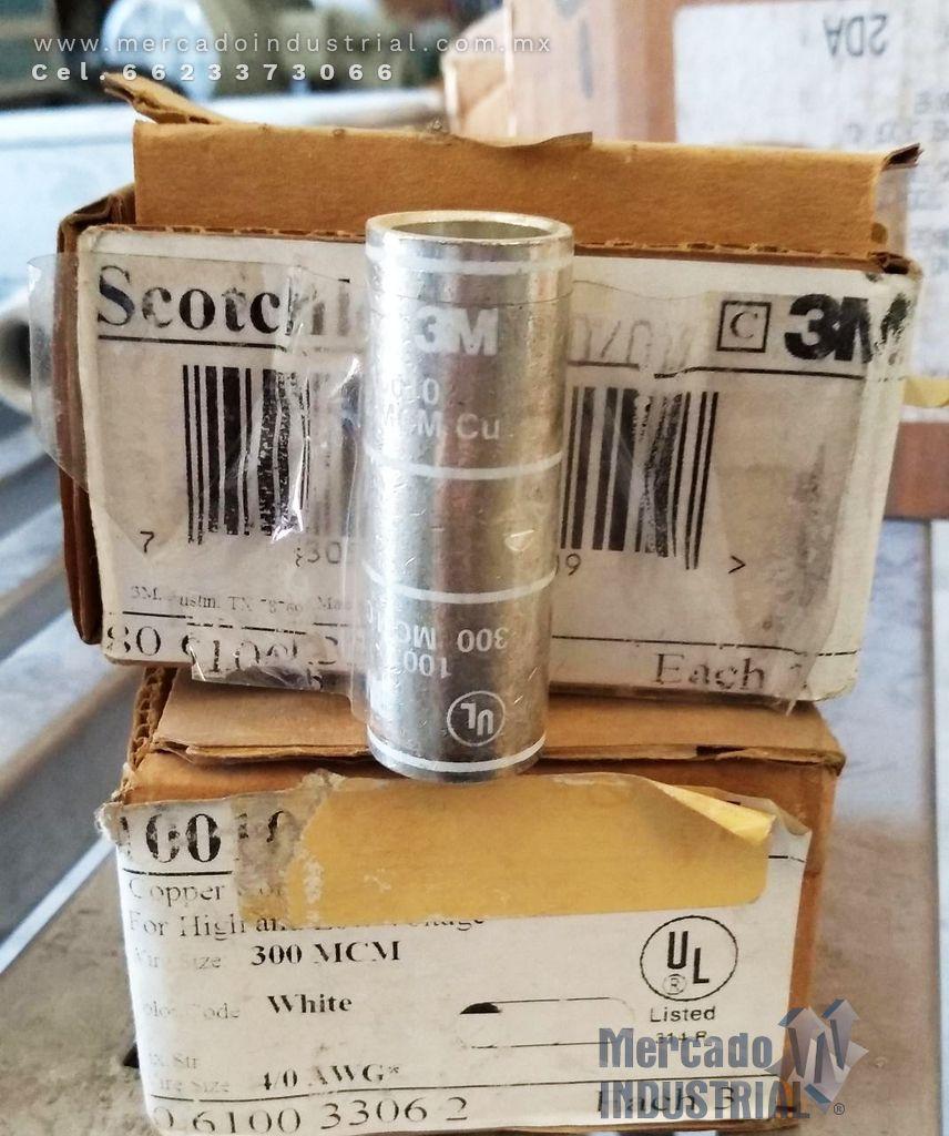 Conector de compresión de cobre de alto y bajo voltaje calibre  300 MCM marca SCOTCHLOK - imagen 1